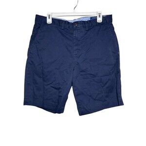 Polo Ralph Lauren Stretch Classic Fit Shorts Men Size 33 Navy Blue Chino